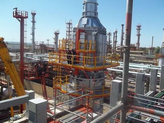 Obra de montaje industrial