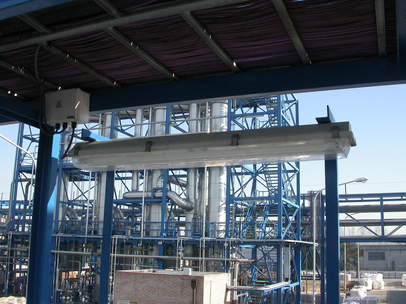 Torres de planta industrial